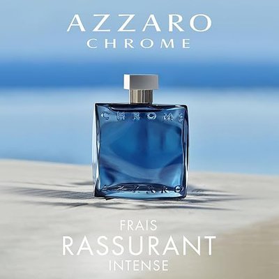 عطر أزارو كروم للرجال - عطر فوار عطرية - ملاحظات من المريمية والبرغموت والراتنج والصنوبر - ثبات طويل - بخاخ