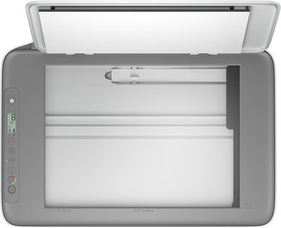 طابعة HP DeskJet 2820e الكل في واحد - طباعة ملونة، نسخ، مسح ضوئي، 3 أشهر من حبر Instant Ink متضمن مع HP+، تصميم مدمج للاستخدام المنزلي والمكتبي