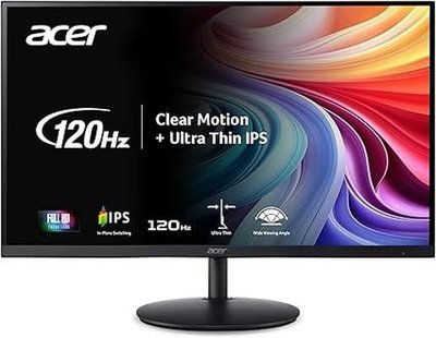 شاشة آيسر SH272 G0bih بحجم 27 بوصة IPS بدقة Full HD - صور مذهلة، زاوية رؤية واسعة 178 درجة، معدل تحديث 75 هرتز، مثالية للألعاب والوسائط المتعددة